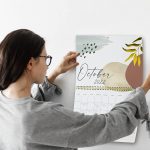 Aesthetic Wall Calendar in Abstract Art Design - Runs Until December 2023 - The Perfect Monthly Calendar for Easy Planning - Incl. 2022 - Image 8